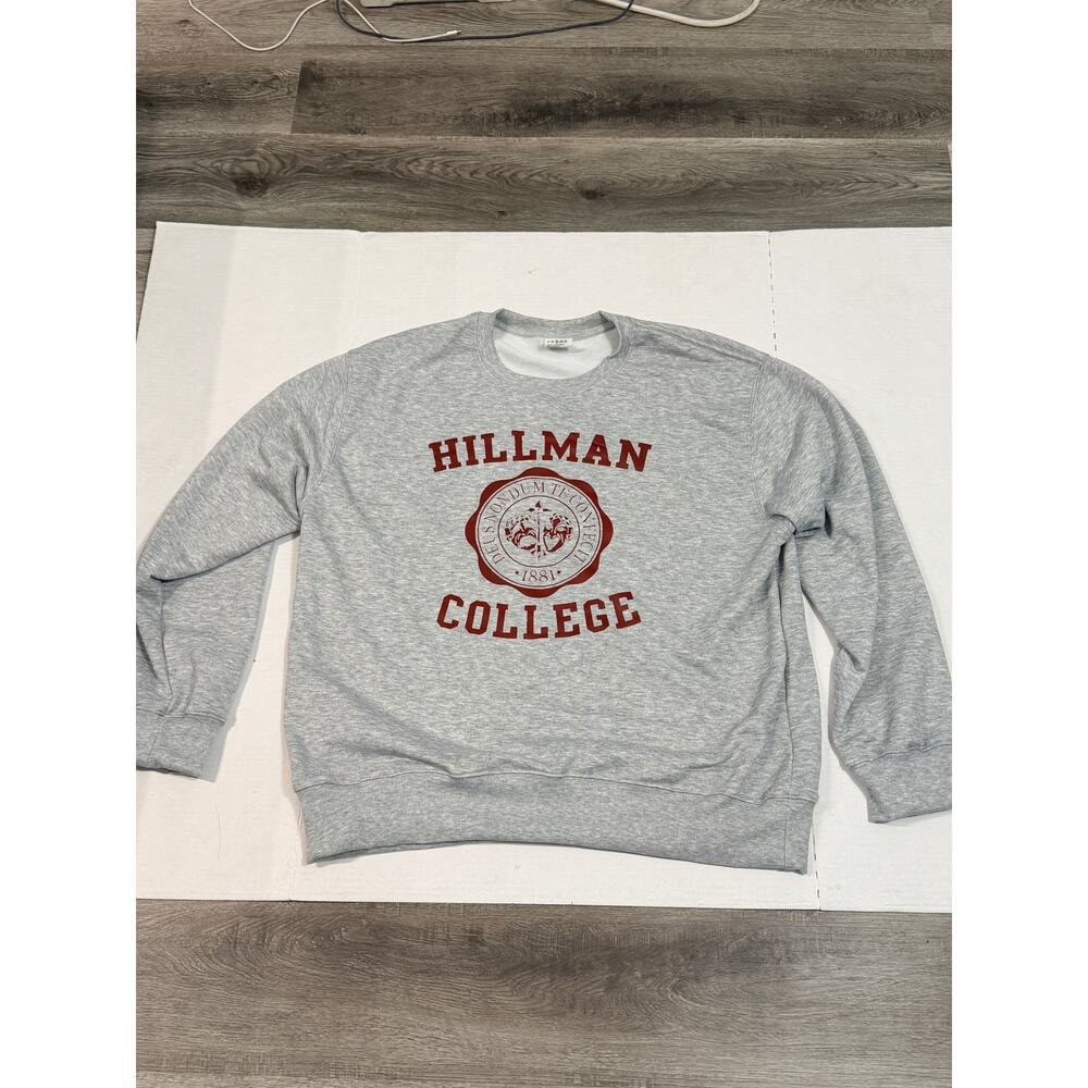 Hillman College Sweatshirt XXL Gray Crewneck A Different World Inspired